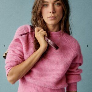 SEZANE Otto crewneck jumper Bubblegum pink XS